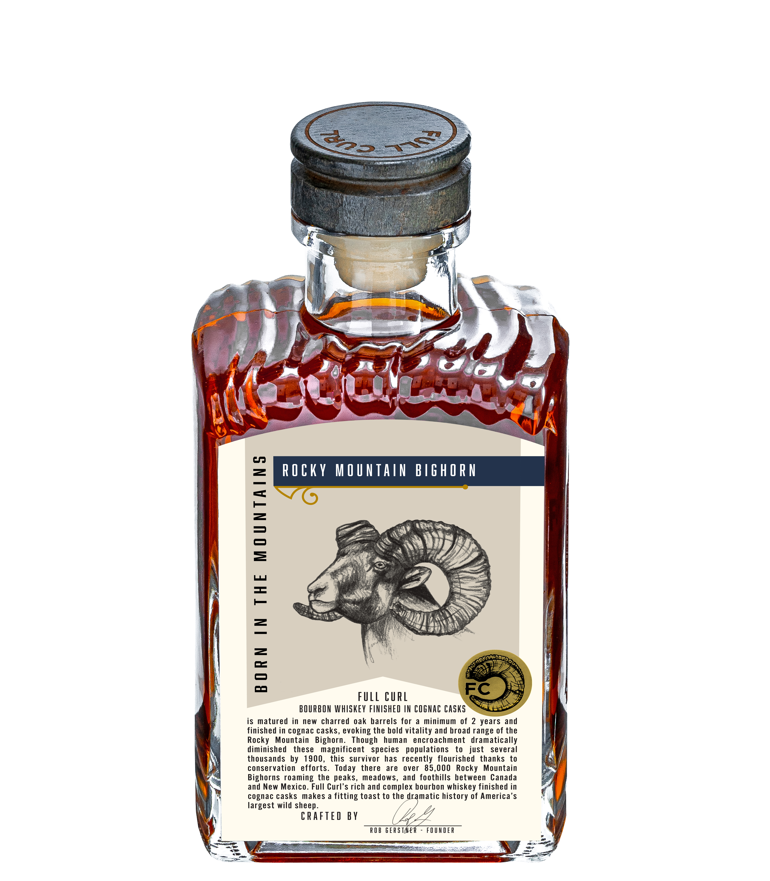 Full Curl Bourbon Whiskey Finished In Cognac Casks at CaskCartel.com