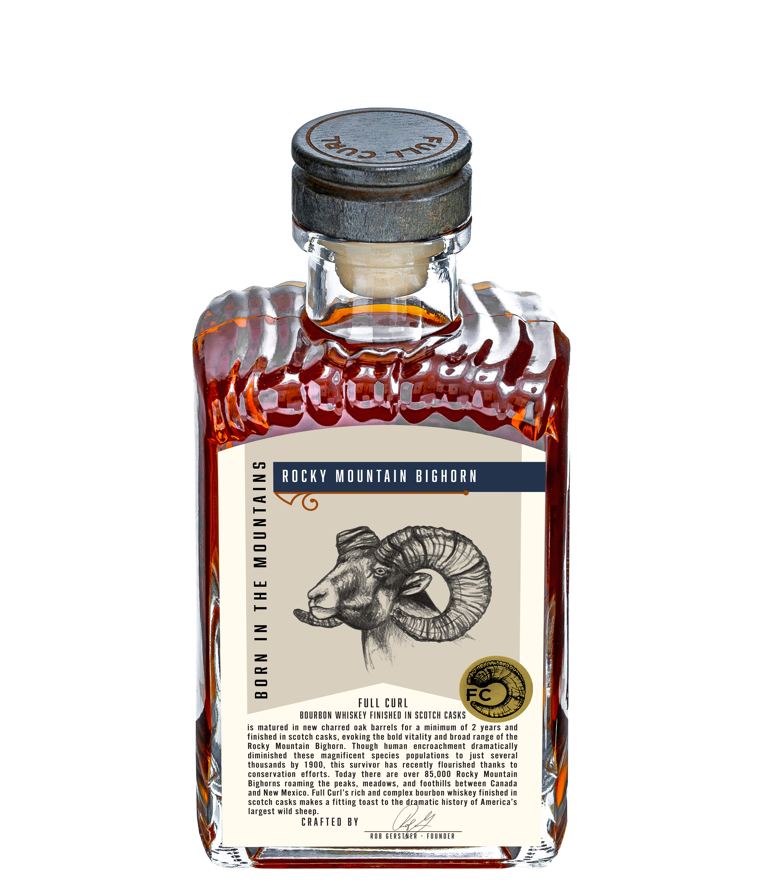 Full Curl Bourbon Whiskey Finished In Scotch Casks at CaskCartel.com