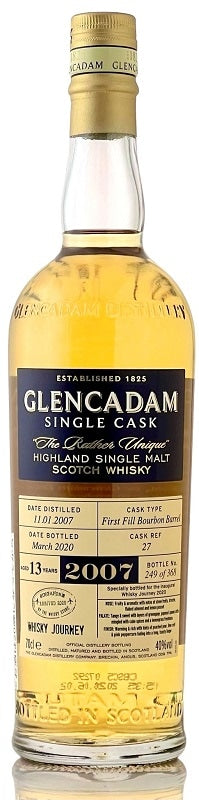 Glencadam 2007 Single Cask 13 Year Old (2020) Release (Cask #27) Scotch Whisky | 700ML at CaskCartel.com
