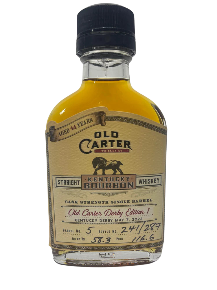 Old Carter Derby Edition 1 Single Barrel Aged 14 years Bottle #241 of 287 Barrel #5 | 100ML at CaskCartel.com