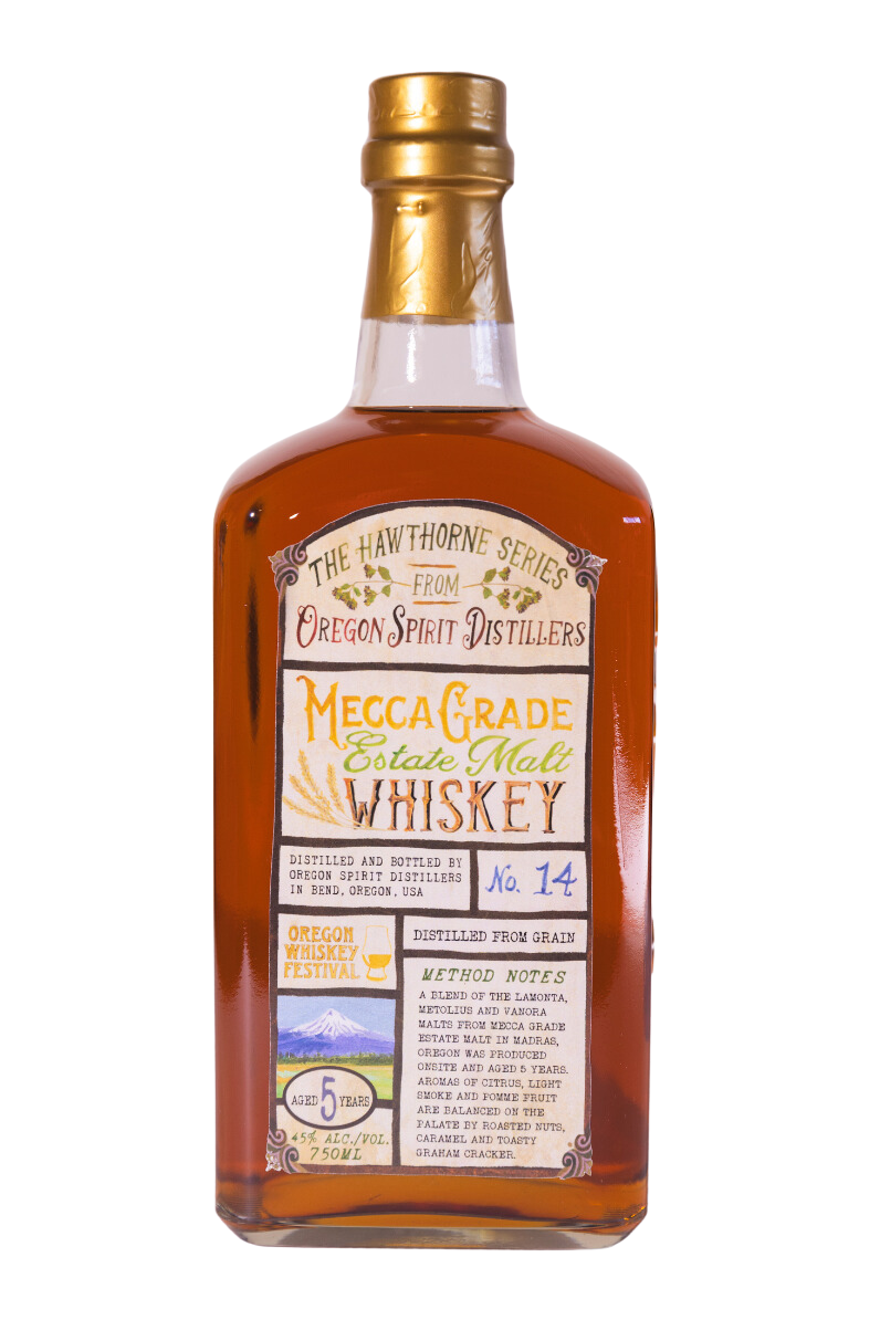 Oregon Spirit Distillers The Hawthorne Series Mecca Grade Estate Malt Whiskey at CaskCartel.com