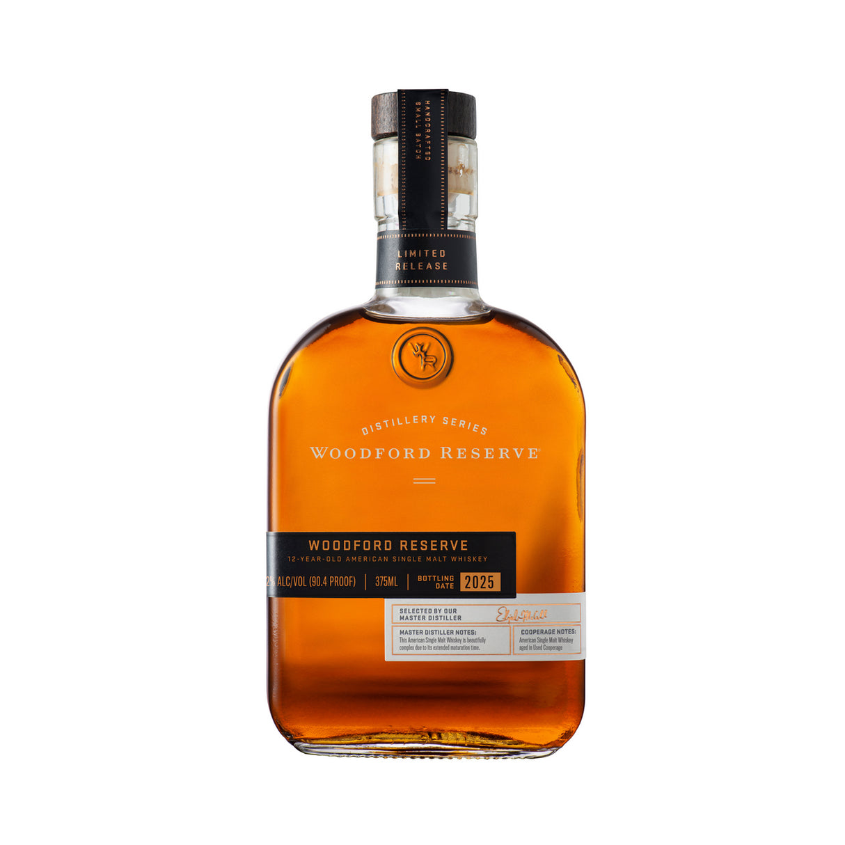 Woodford Reserve Distillery Series | 12 Year Old | American Single Malt Whiskey | 2025 Limited Release | 375ML at CaskCartel.com