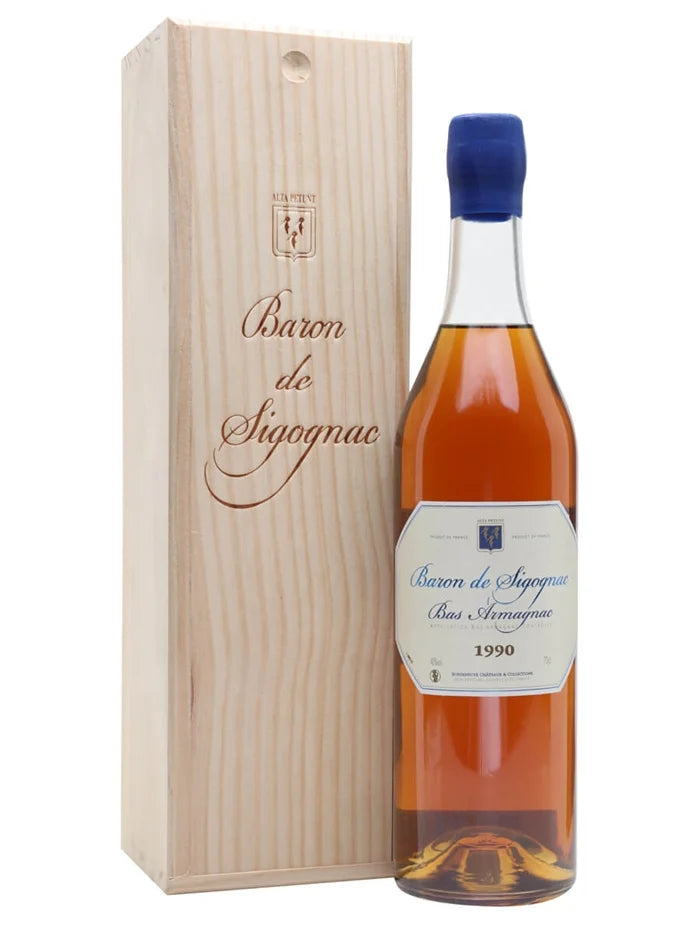1990 Baron de Sigognac Bas Armagnac | 700ML at CaskCartel.com