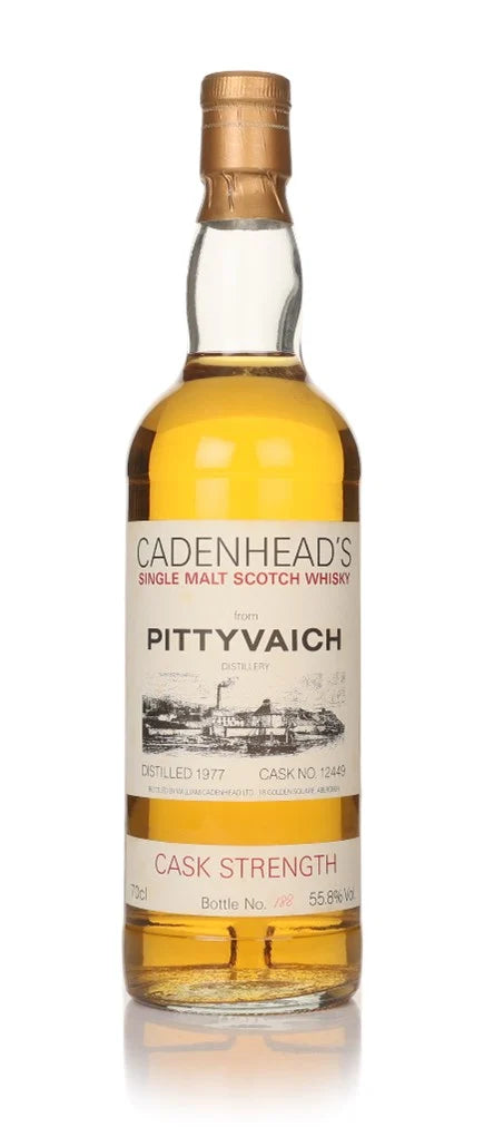 Pittyvaich 1977 Single Cask #12449 Cadenhead's Single Malt Scotch Whisky | 700ML at CaskCartel.com