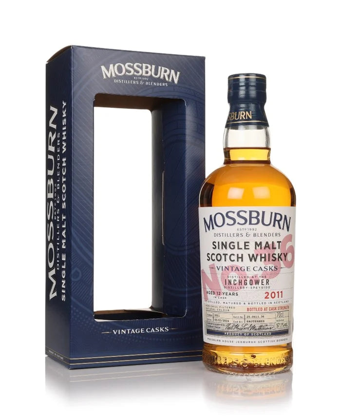Inchgower 12 Year Old 2011 Vintage Casks (Mossburn) Single Malt Scotch Whisky | 700ML at CaskCartel.com
