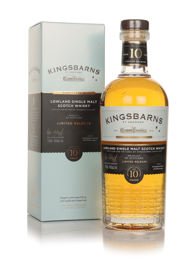 Kingsbarns 10 Year Old Single Malt Scotch Whisky | 700ML at CaskCartel.com