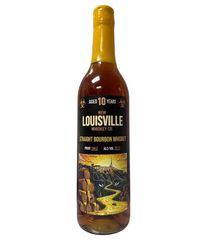 Nulu New Louisville Co. 10 Year Old HAZMAT 'Hollywood Honey' 140.2 Proof Kentucky Straight Bourbon Whiskey at CaskCartel.com