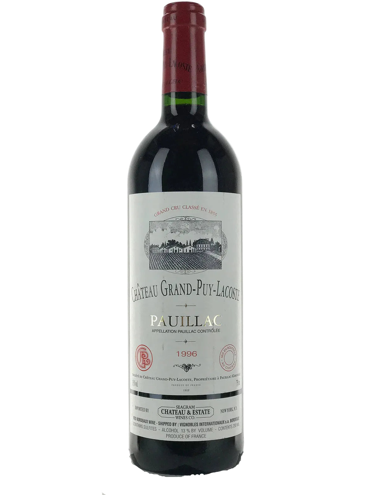 1996 | Chateau Grand-Puy-Lacoste | Pauillac at CaskCartel.com
