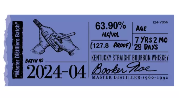 Booker’s Bourbon Batch 2024-04 "Master Distillers Batch" Whisky