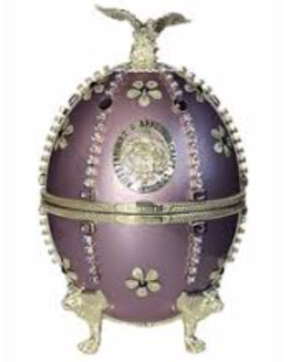 Imperial Collection Faberge Lilac With Stones And Flowers Vodka | 700ML at CaskCartel.com