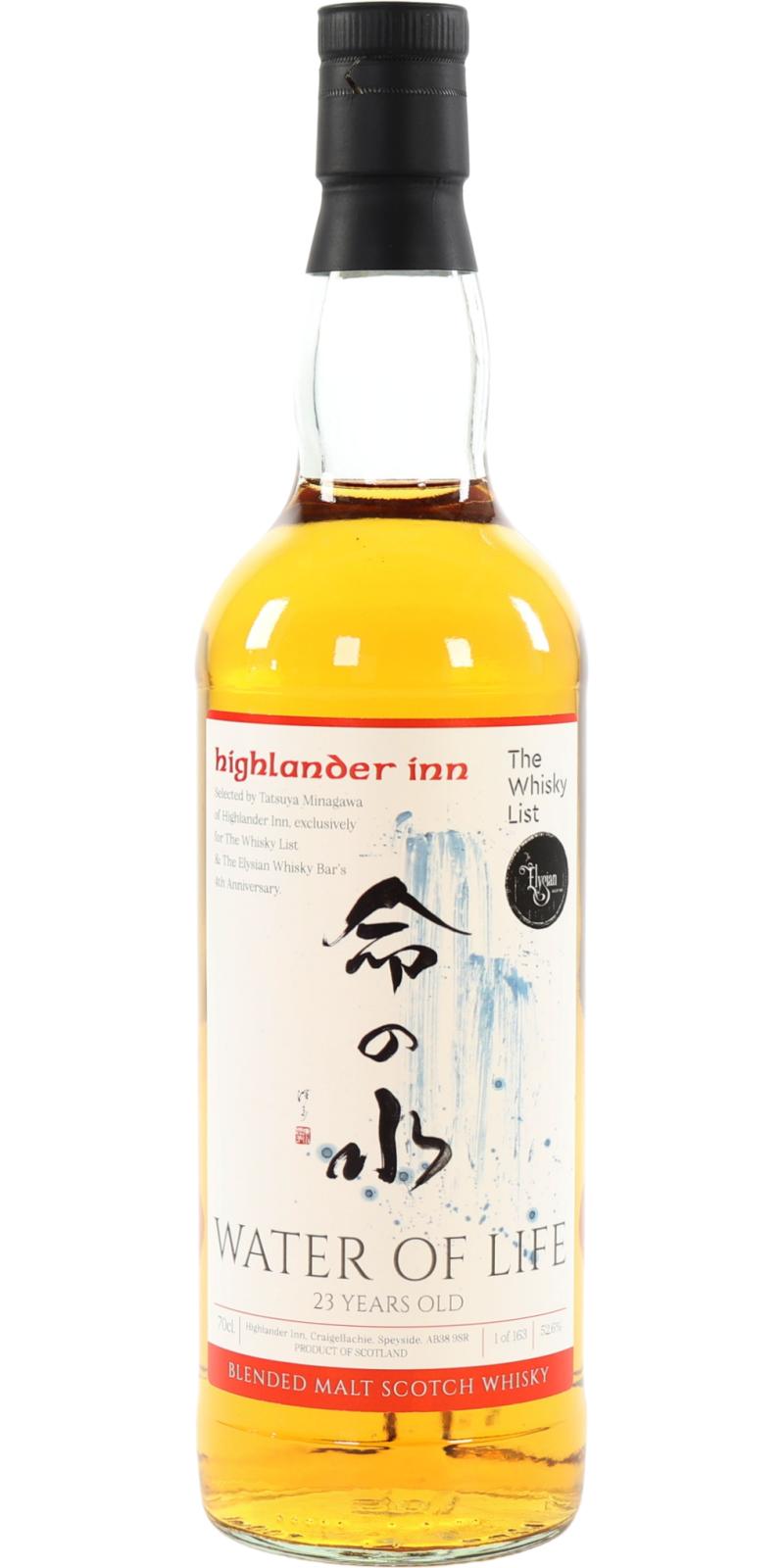 Blended Malt Scotch Whisky 23 Year Old HI Water of Life | 700ML at CaskCartel.com