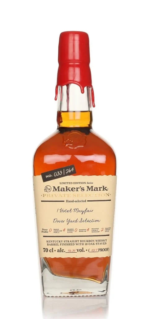 Maker's Mark Private Select 1 Hotel Mayfair - Dover Yard Selection Whisky | 700ML at CaskCartel.com