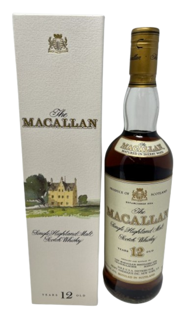 Macallan 12 Year Old Round Bottle 1990 Single Malt Scotch Whisky | 700ML at CaskCartel.com