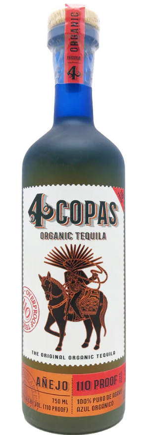 4 Copas Anejo 110 Poof Tequila at CaskCartel.com