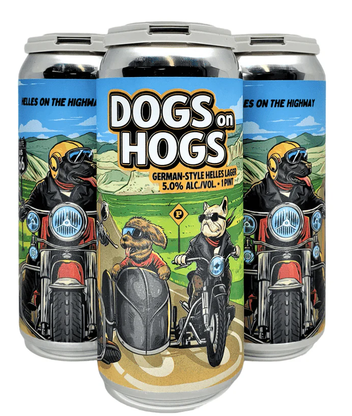 Paperback Brewing Co. Dogs on Hogs German-Style Lager Beer | (4)*473ML at CaskCartel.com