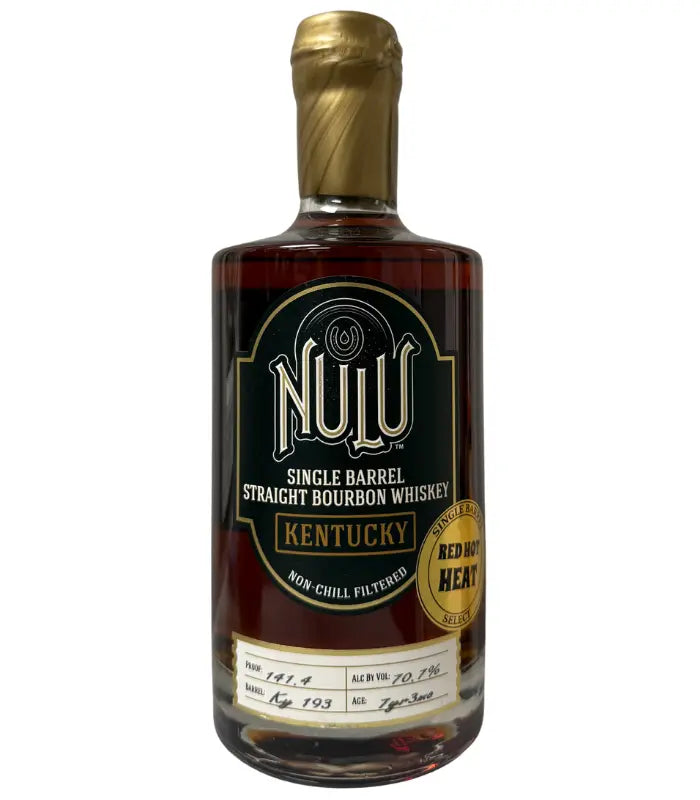 Nulu Single Barrel 'RED HOT HEAT' Hazmat 141.4 Proof Kentucky Straight Bourbon Whiskey at CaskCartel.com