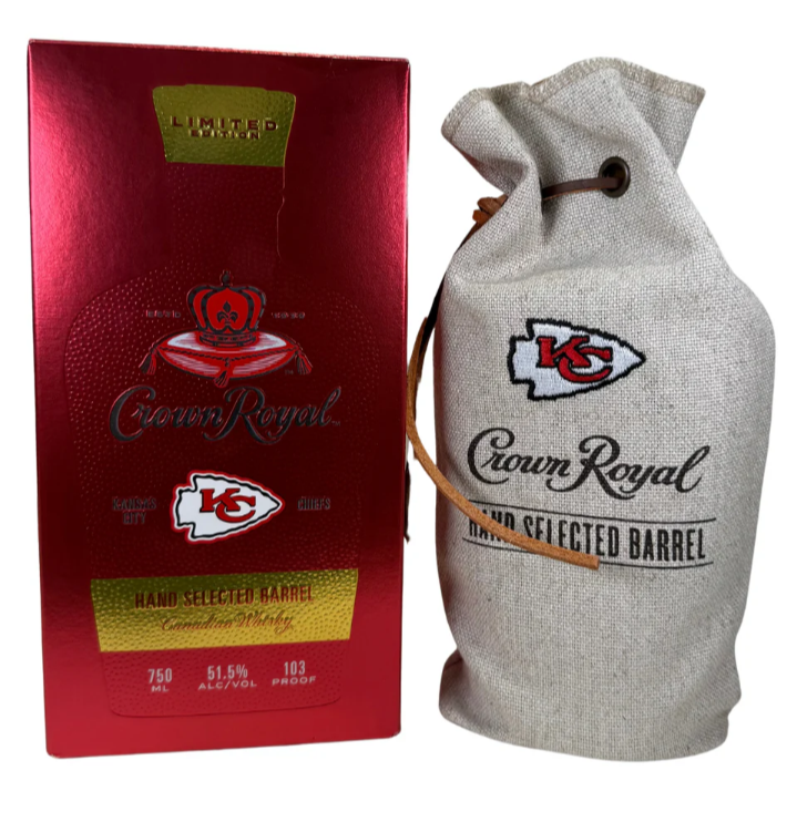 Crown Royal Limited Edition Kansas City Chiefs Hand Selected Canadian Whisky at CaskCartel.com