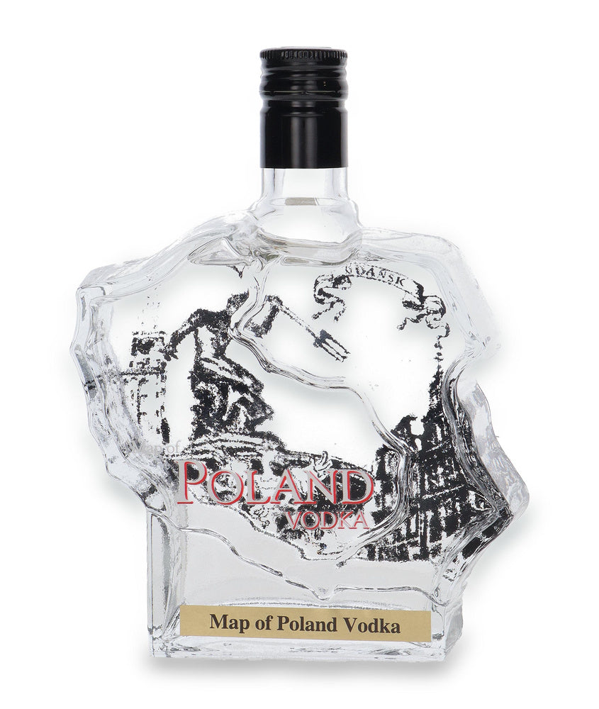 Map of Poland Vodka Gdansk | 700ML at CaskCartel.com