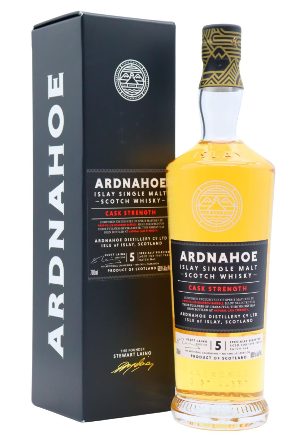 Ardnahoe Cask Strength Batch #1 Islay 5 Year Old Single Malt Scotch Whisky | 700ML at CaskCartel.com