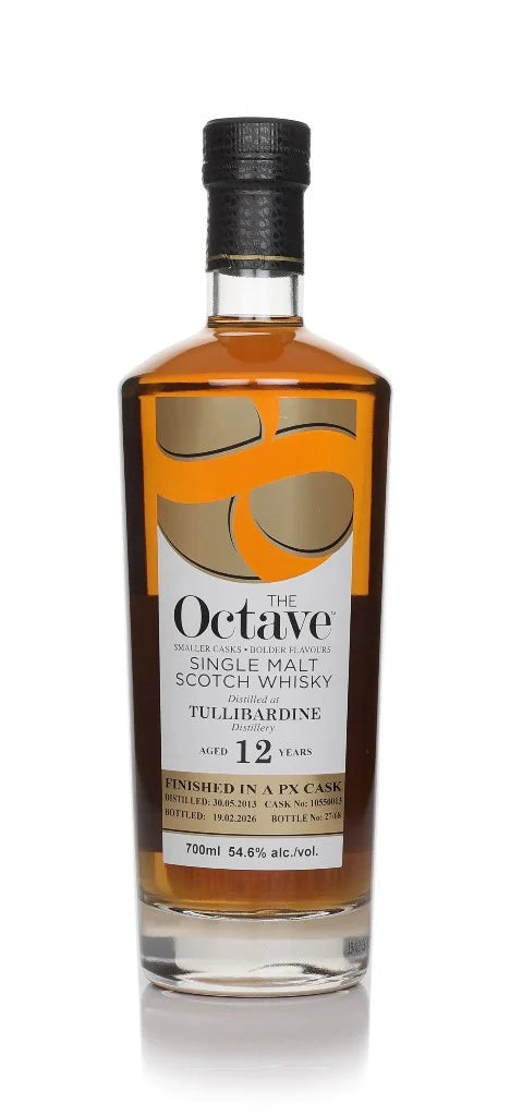 Tullibardine 12 Year Old 2013 Cask #10550013 PX Finish - The Octave (Duncan Taylor) Single Malt Scotch Whisky | 700ML at CaskCartel.com