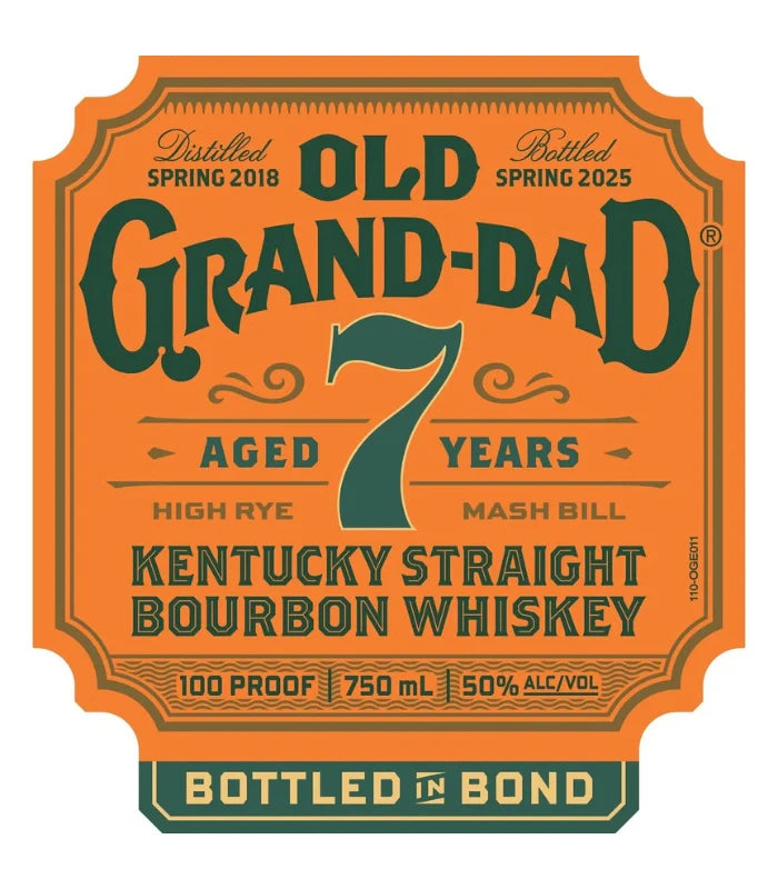 Old Grand Dad 7 Year Old Bottled-In-Bond Kentucky Straight Bourbon Whiskey at CaskCartel.com