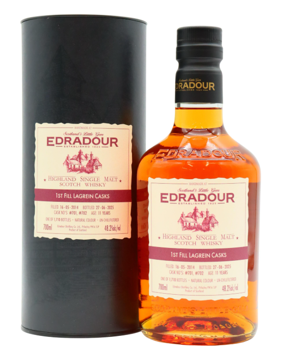Edradour St. Michael Eppan Lagrein Cask Finish 11 Year Old · 2014 Vintage Single Malt Scotch Whisky | 700ML at CaskCartel.com
