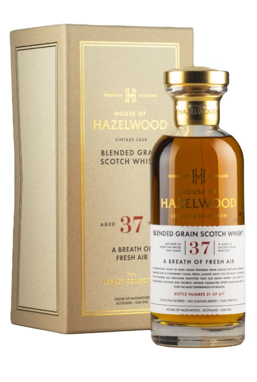 Fresh Air 37 Year Old House of Hazelwood Legacy Collection Blended Grain Scotch Whisky | 700ML at CaskCartel.com