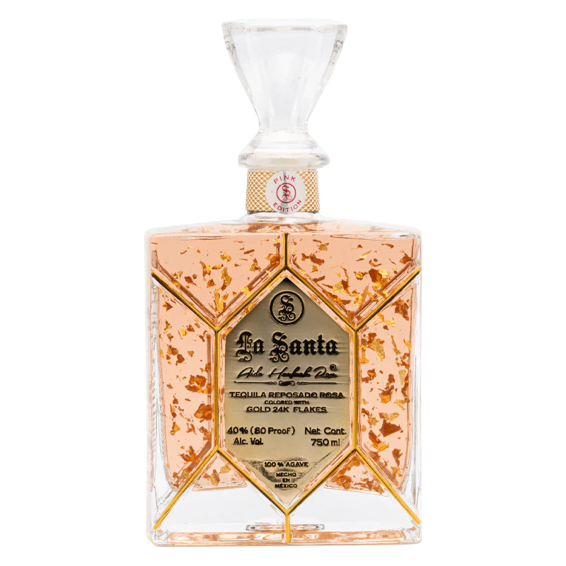 La Santa Reposado Rosa Gold 24 Tequila at CaskCartel.com