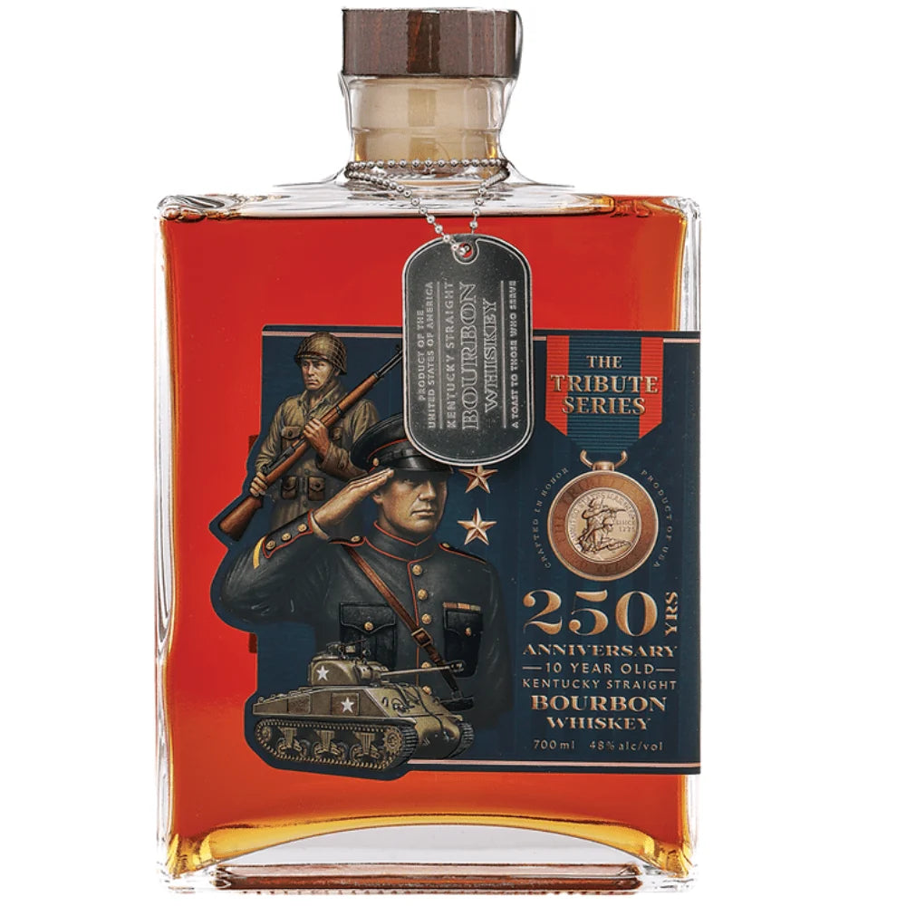 The Tribute Series 10 Year Old 250th Anniversary Marines Edition Kentucky Straight Bourbon Whiskey | 700ML at CaskCartel.com