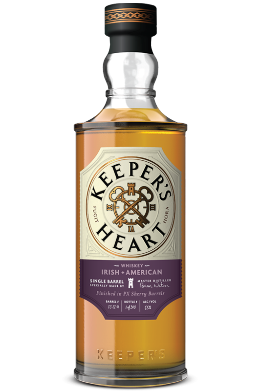 Keeper’s Heart Irish + American Single Barrel Finished In PX Sherry Barrels Whiskey at CaskCartel.com