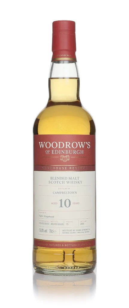 Campbeltown 10 Year Old 2015 Cask #75 - Woodrow's of Edinburgh Blended Malt Scotch Whisky | 700ML at CaskCartel.com