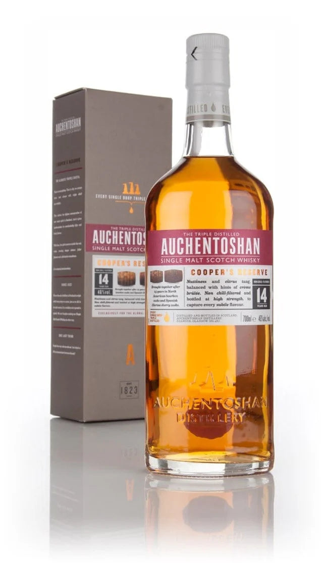 Auchentoshan 14 Year Old Cooper's Reserve Single Malt Scotch Whisky at CaskCartel.com