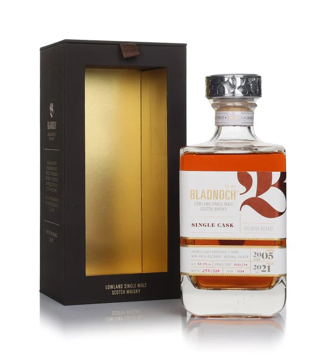 Bladnoch 15 Year Old 2005 Cask #1034 - Amontillado Cask Single Malt Scotch Whisky | 700ML at CaskCartel.com
