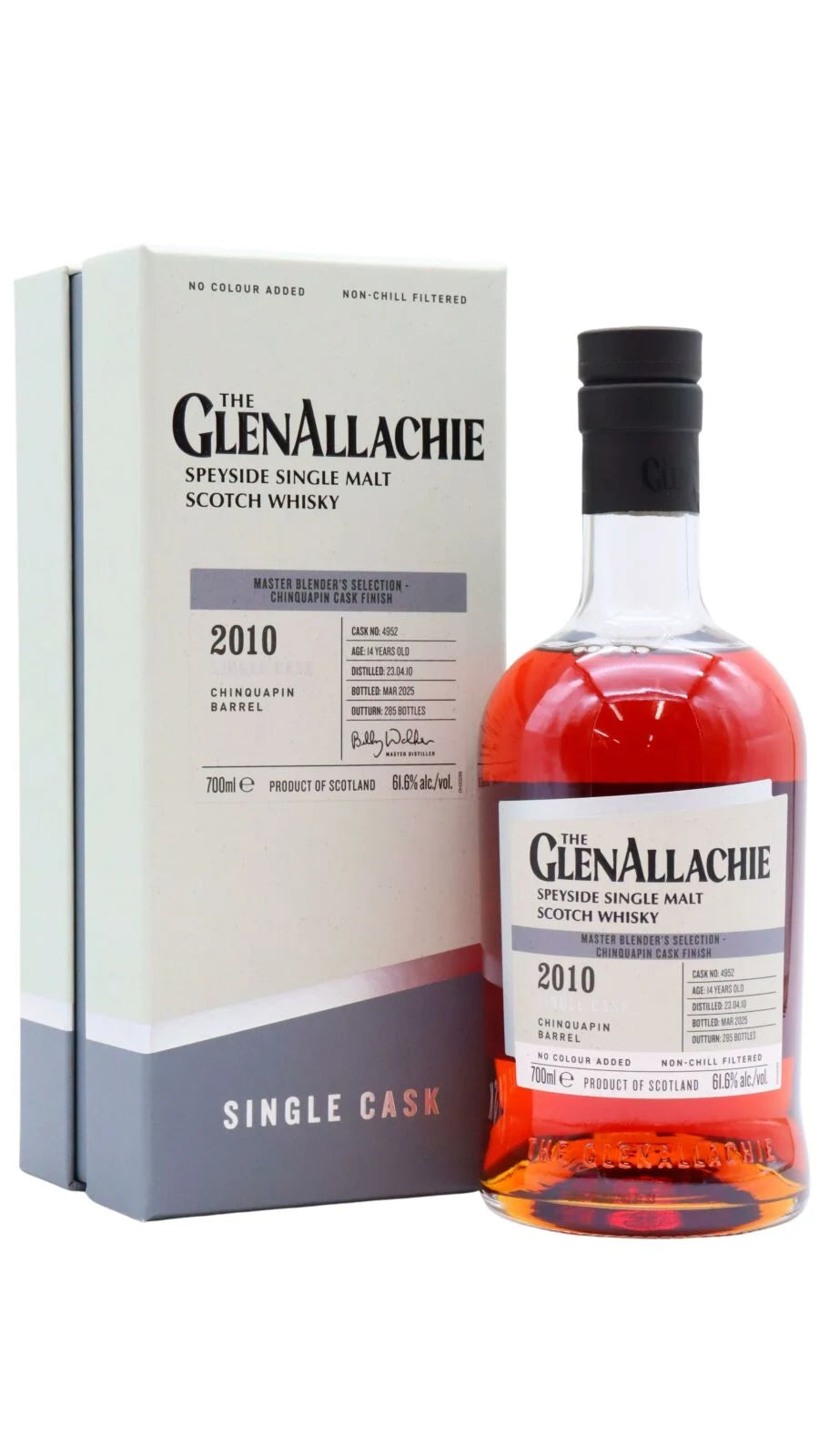 GlenAllachie Single Cask #4952 - Chinquapin Cask Whisky 14 Year Old Single Malt Scotch Whisky | 700ML at CaskCartel.com