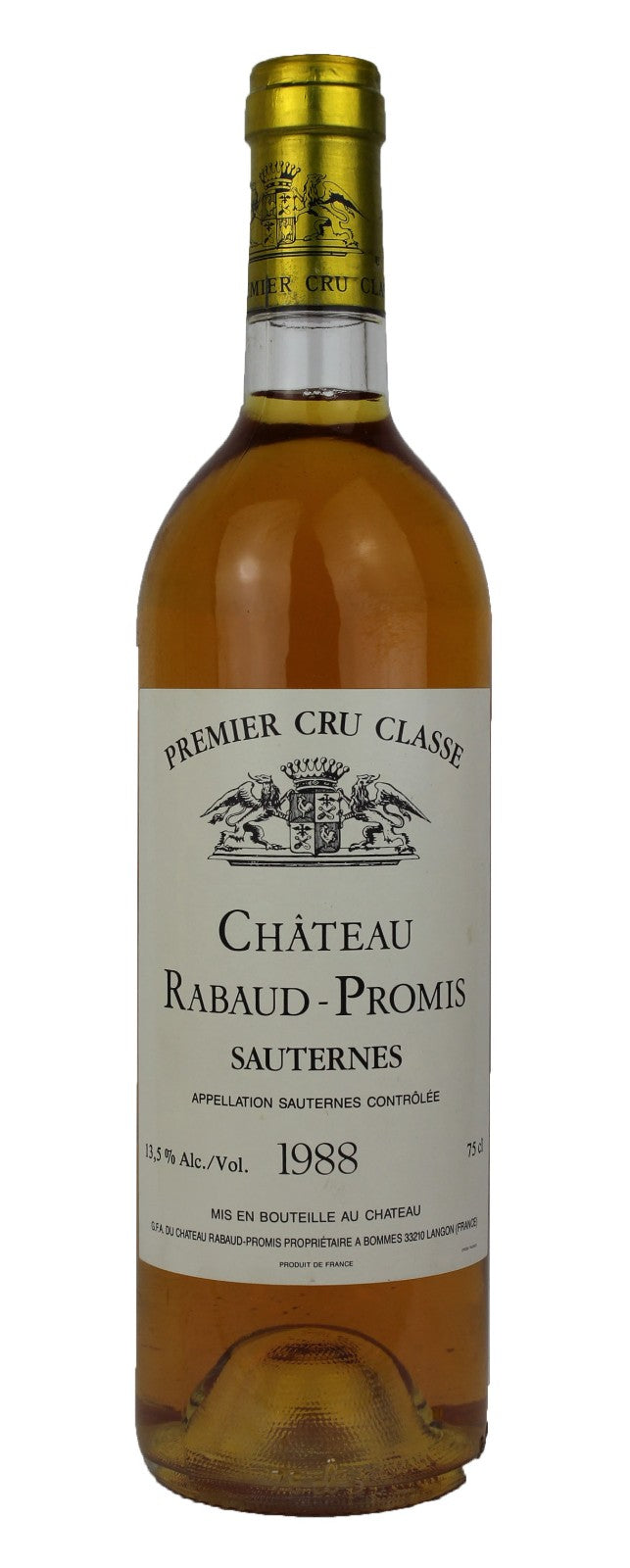 1988 | Chateau Rabaud-Promis | Sauternes at CaskCartel.com