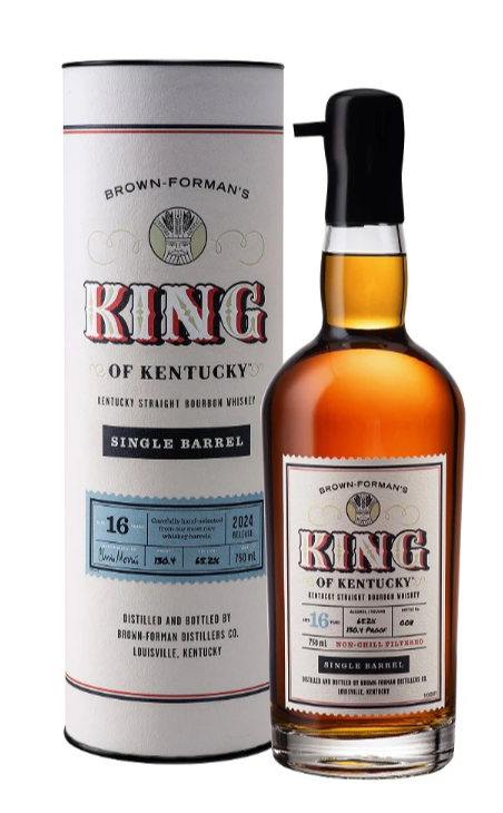 Brown Formans 2024 King of Kentucky Single Barrel 16 Year Old Kentucky Straight Bourbon Whiskey at CaskCartel.com