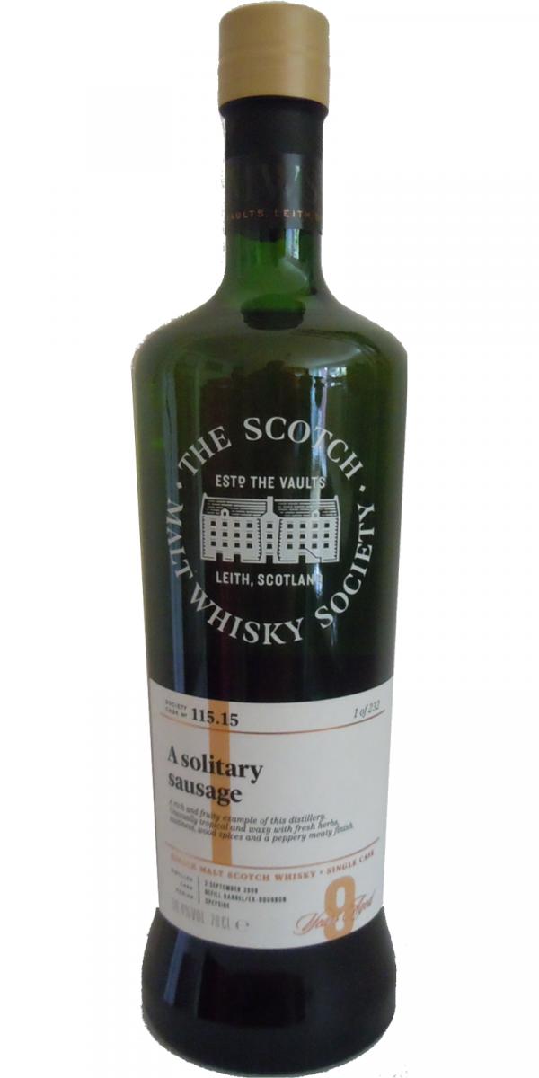 anCnoc 2009 SMWS 115.15 A Solitary Sausage Single Malt Scotch Whisky | 700ML at CaskCartel.com