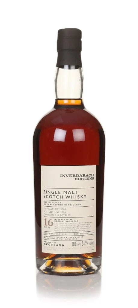 Glenallachie 16 Year Old 2008 Inverdarach Editions Single Malt Scotch Whisky | 700ML at CaskCartel.com
