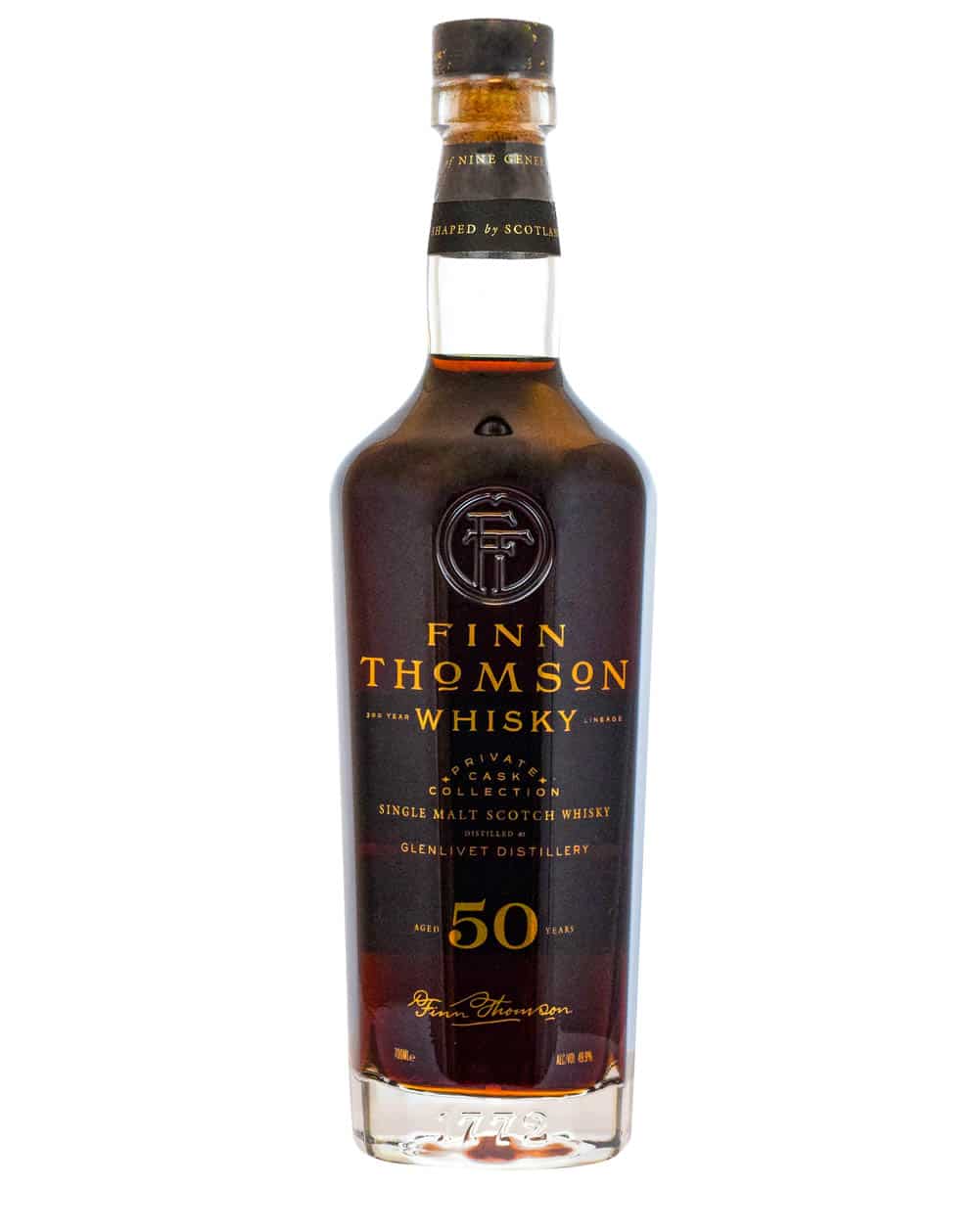 Glenlivet 1970 (Finn Thomson) 50 Year Old Scotch Whisky | 700ML at CaskCartel.com