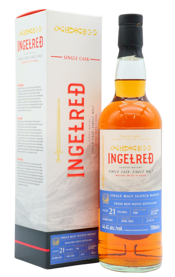 Ben Nevis Ingelred Single Cask #1300 - 21 Year Old 2001 Vintage Single Malt Scotch Whisky | 700ML at CaskCartel.com