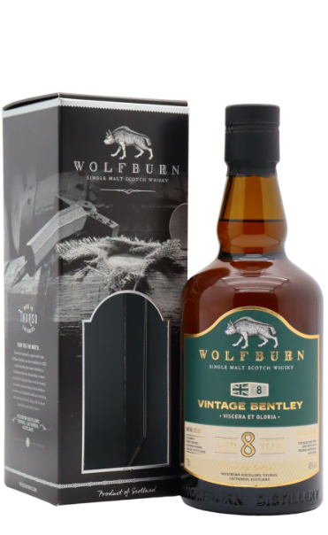 Wolfburn Vintage Bentley 8 Year Old Highland Single Malt Scotch Whisky | 700ML at CaskCartel.com