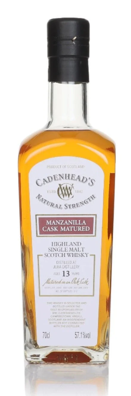 Jura 13 Year Old 2009 - Cadenhead's Natural Strength Single Malt Scotch Whisky | 700ML at CaskCartel.com