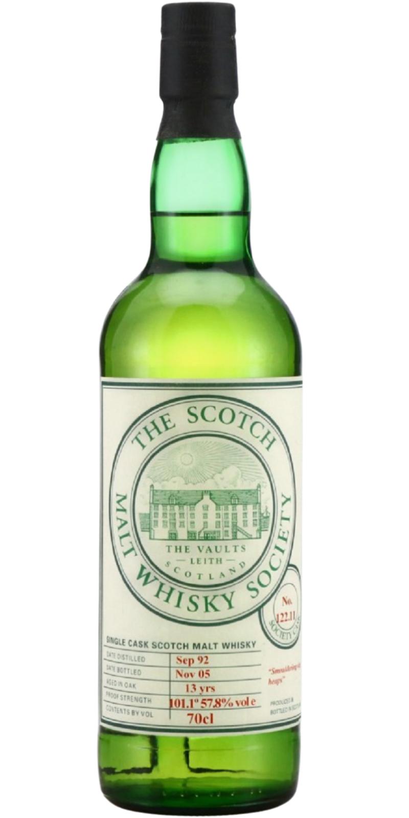 Croftengea 1992 SMWS 122.11 Smouldering Slag Heaps Single Malt Scotch Whisky | 700ML at CaskCartel.com