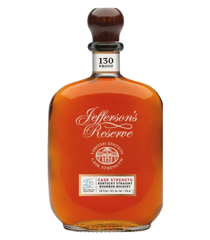 Jefferson's Reserve 8 Year Old Cask Limited Edition 130 Proof Strength Kentucky Straight Bourbon Whiskey at CaskCartel.com