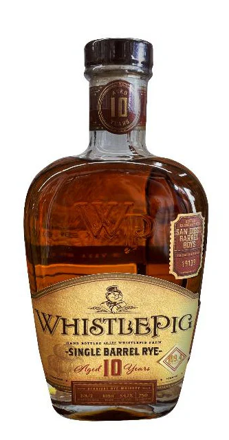 WhistlePig 10 Year Old #19139 San Diego Barrel Boys Single Barrel Rye Whiskey at CaskCartel.com