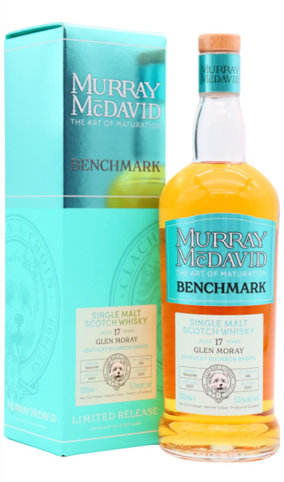 Glen Moray Murray McDavid Benchmark Bourbon Cask 17 Year Old · 2007 Vintage Single Malt Scotch Whisky | 700ML at CaskCartel.com