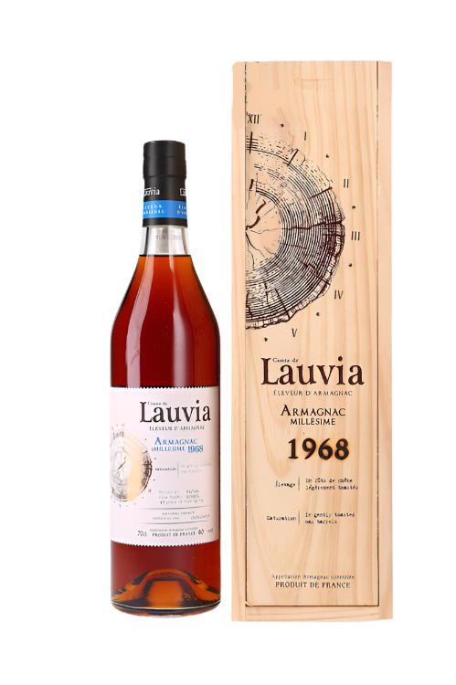 1968 Comte de Lauvia Vintage 47 Year Old Armagnac | 700ML at CaskCartel.com