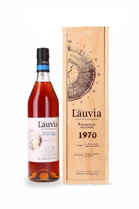 1970 Comte de Lauvia Vintage 38 Year Old Armagnac | 700ML at CaskCartel.com