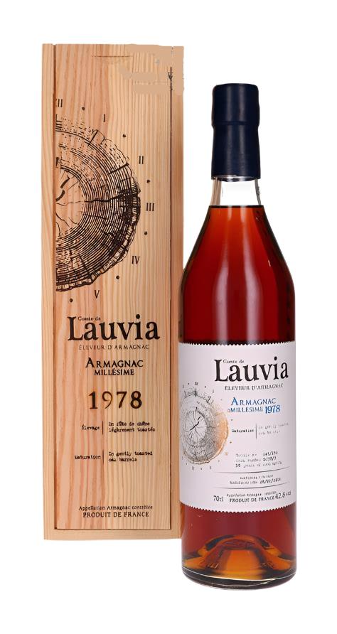1978 Comte de Lauvia Vintage 38 Year Old Armagnac | 700ML at CaskCartel.com