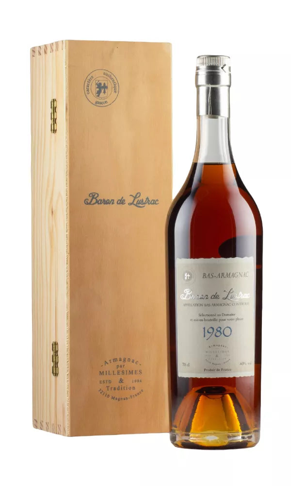Baron de Lustrac Vintage 1980 Armagnac | 700ML at CaskCartel.com